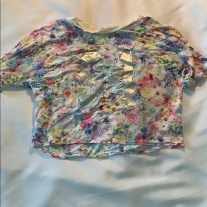 Floral 94 crop top